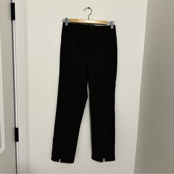 Athleta Wander Slim Straight Pants Ankle Length Front Slits Size 6 Women’s Green - Picture 2 of 12